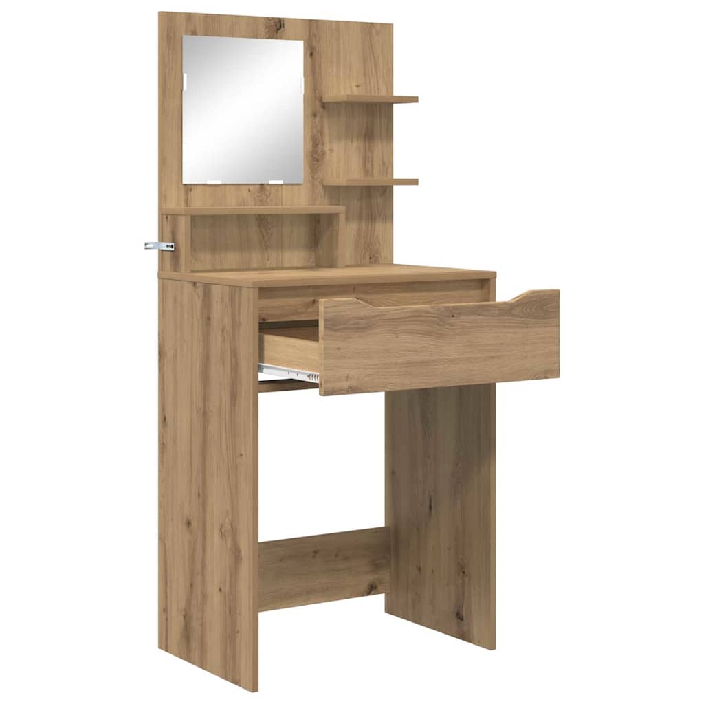 Schlafzimmer-Frisiertische Artisan-Eiche 80 x 39,6 x 135 cm