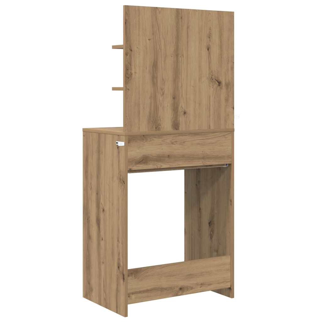 Schlafzimmer-Frisiertische Artisan-Eiche 80 x 39,6 x 135 cm