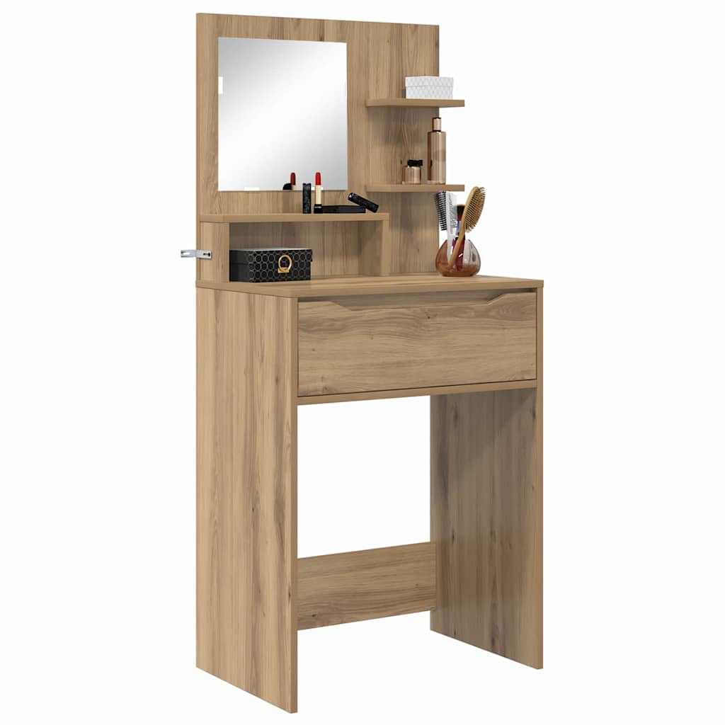 Schlafzimmer-Frisiertische Artisan-Eiche 80 x 39,6 x 135 cm