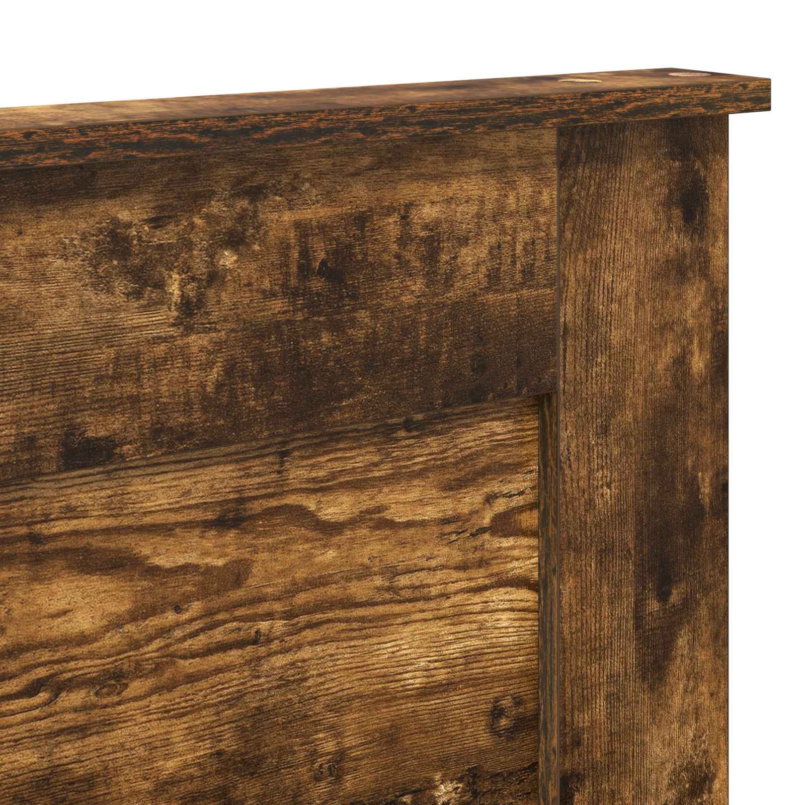 Kopfteil mit Kopfteil Geräucherte Eiche 200 cm Holzwerkstoff