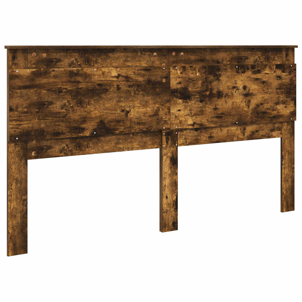 Kopfteil mit Kopfteil Geräucherte Eiche 200 cm Holzwerkstoff