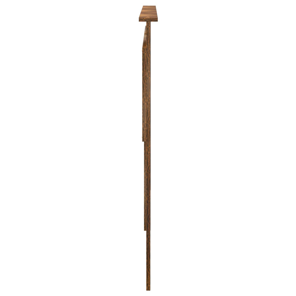 Kopfteil mit Kopfteil Geräucherte Eiche 200 cm Holzwerkstoff
