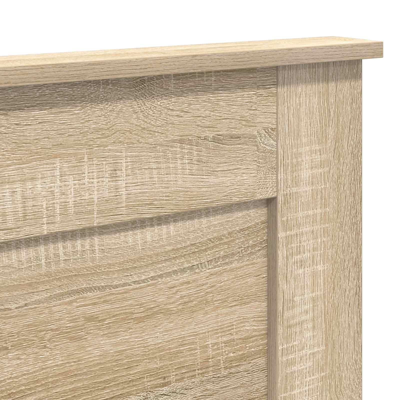 Kopfteil mit Kopfteil Sonoma-Eiche 180 cm Holzwerkstoff