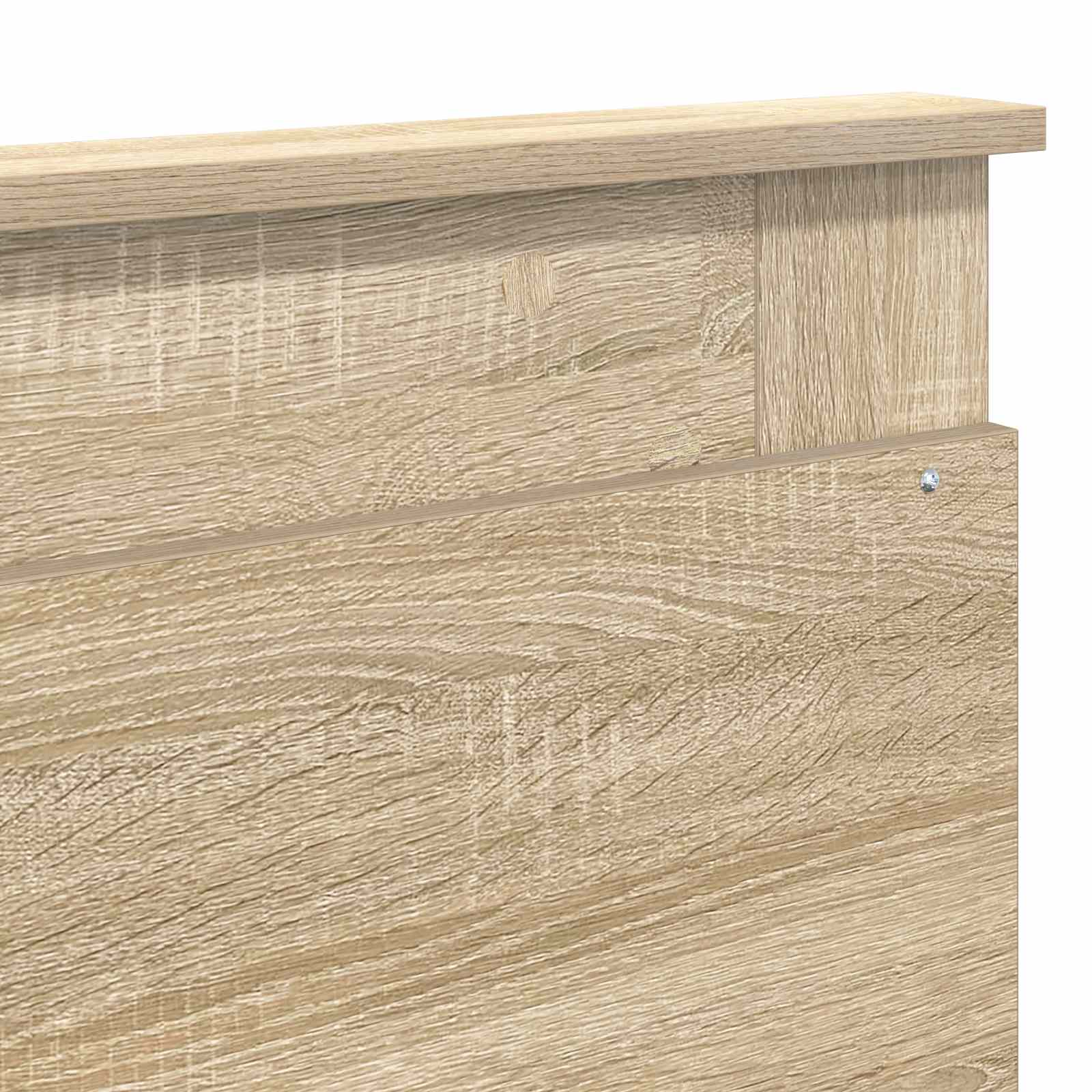 Kopfteil mit Kopfteil Sonoma-Eiche 180 cm Holzwerkstoff