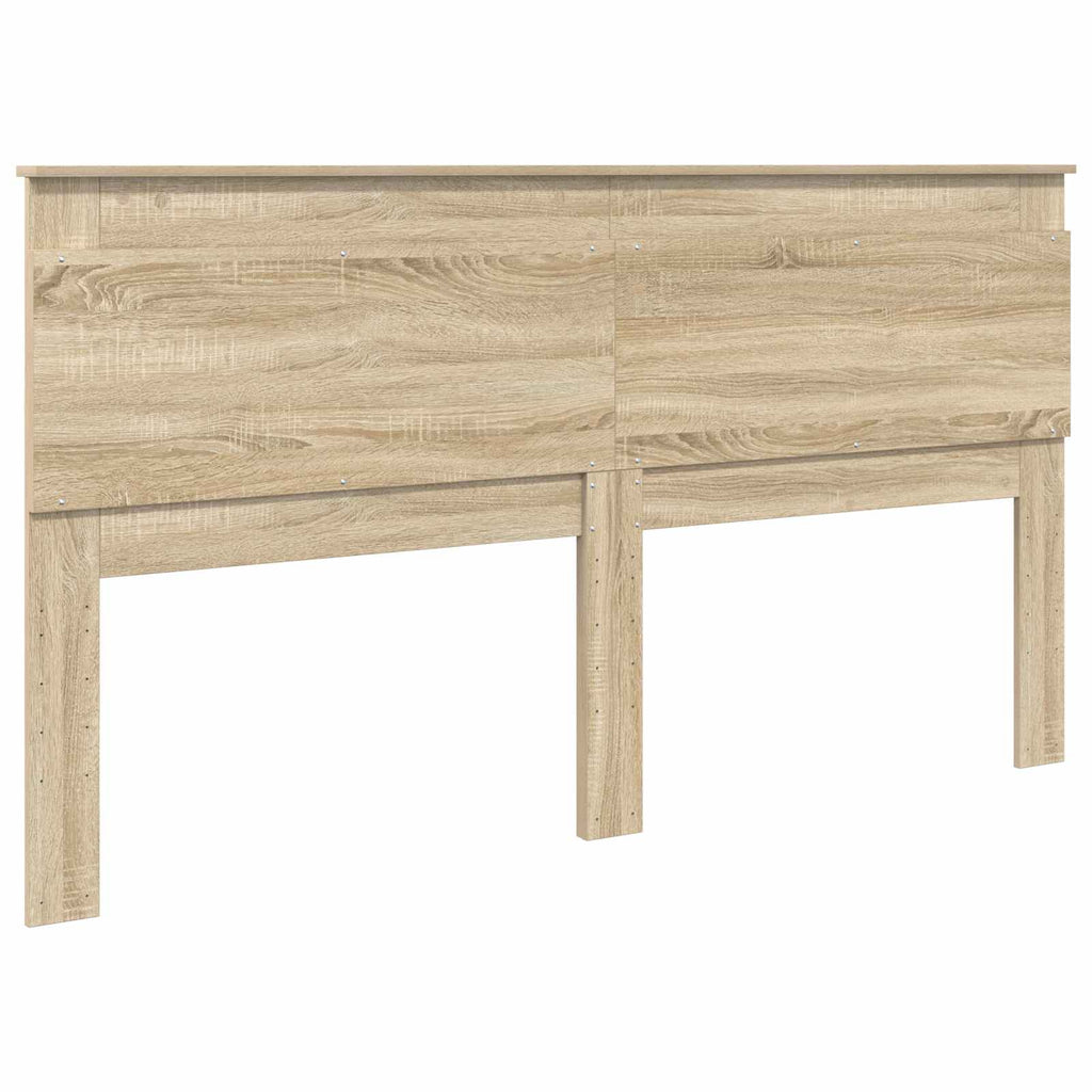 Kopfteil mit Kopfteil Sonoma-Eiche 180 cm Holzwerkstoff