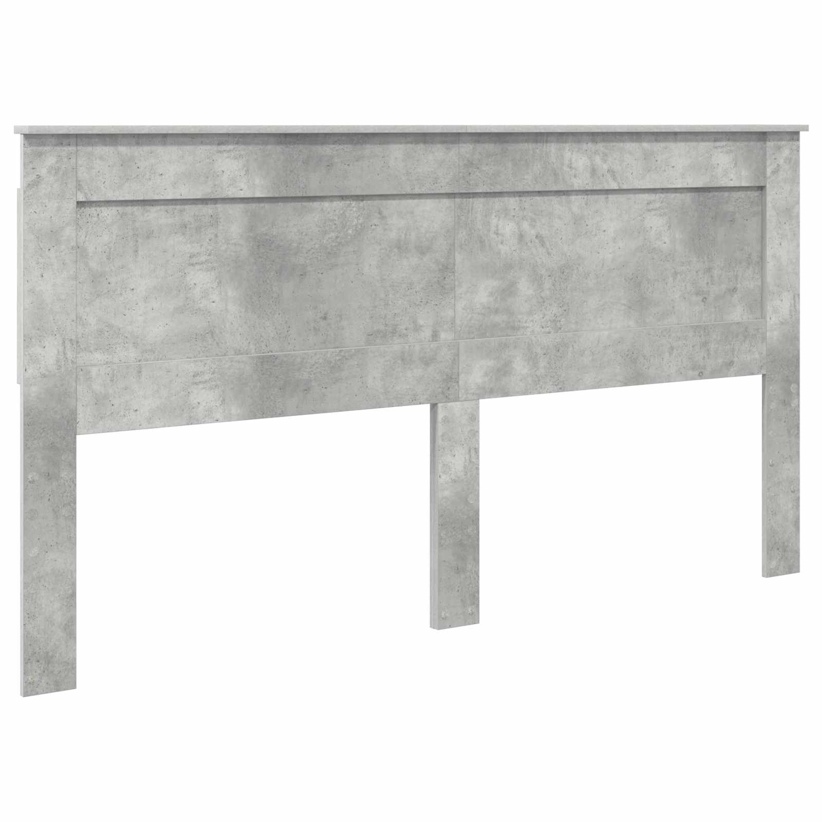 Kopfteil mit Kopfteil Beton Grau 180 cm Holzwerkstoff