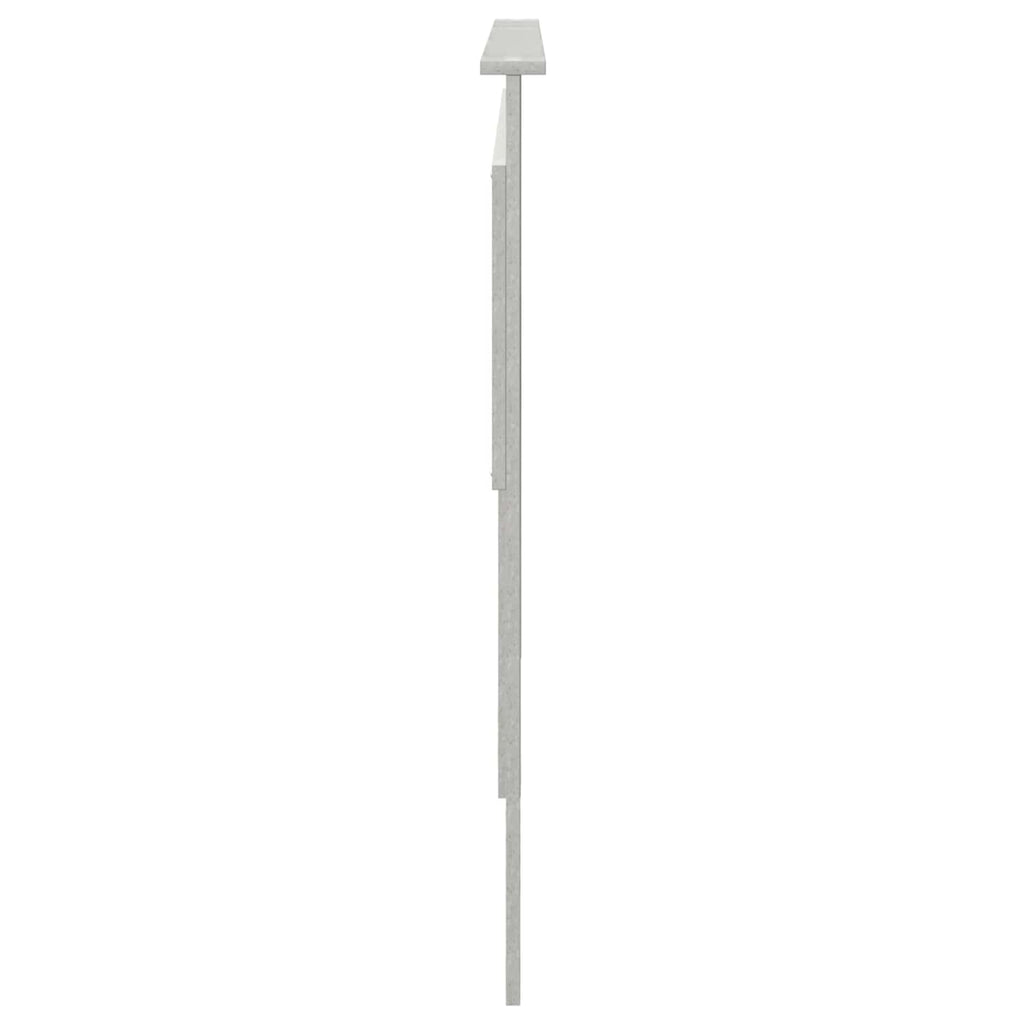 Kopfteil mit Kopfteil Beton Grau 180 cm Holzwerkstoff