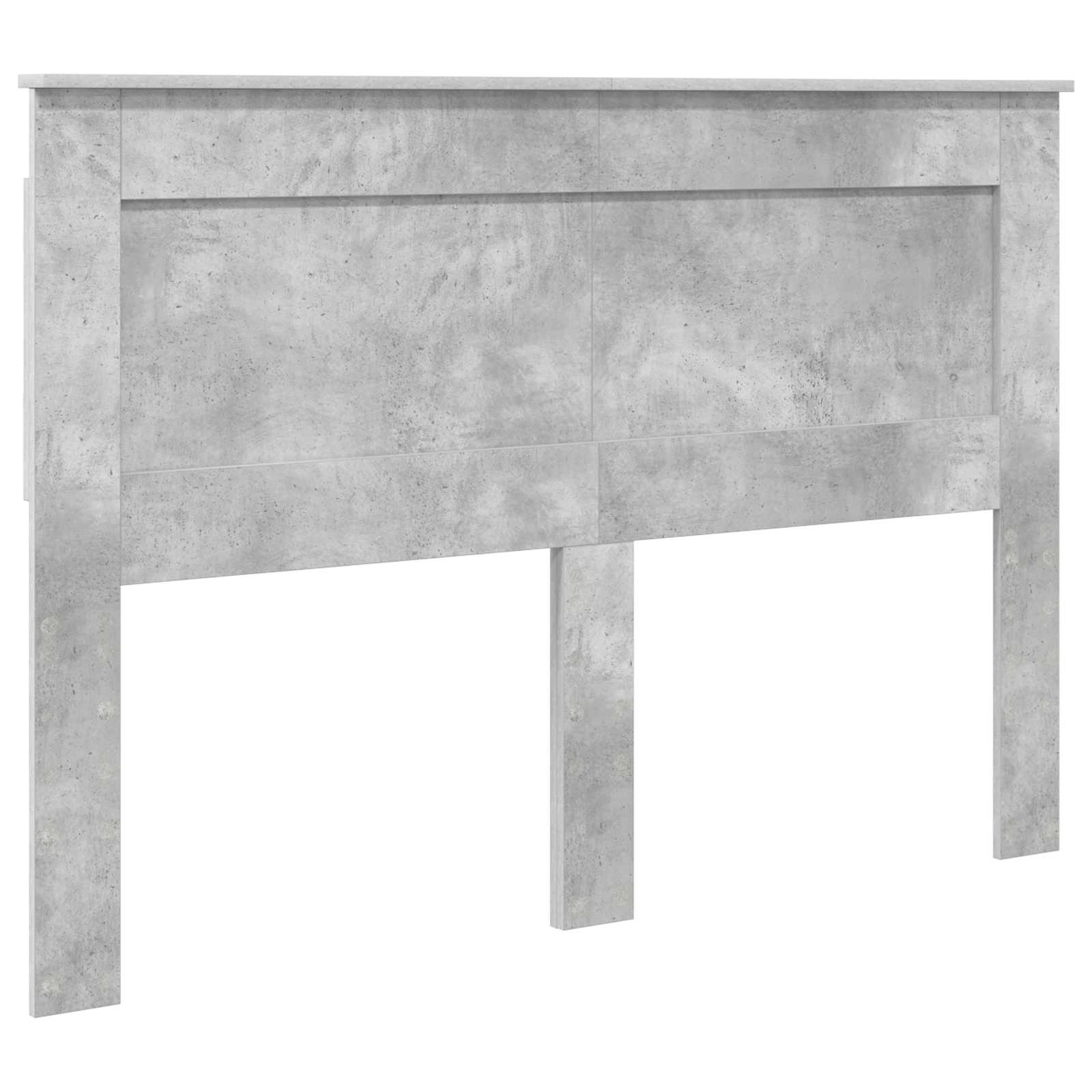 Kopfteil mit Kopfteil Beton Grau 160 cm Holzwerkstoff