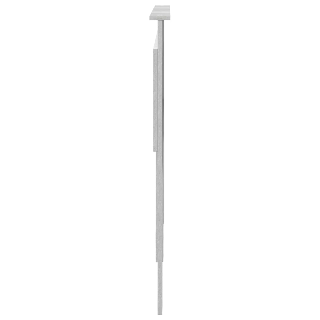 Kopfteil mit Kopfteil Beton Grau 160 cm Holzwerkstoff