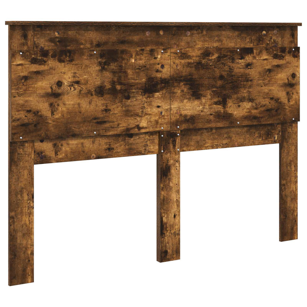 Kopfteil mit Kopfteil Geräucherte Eiche 160 cm Holzwerkstoff