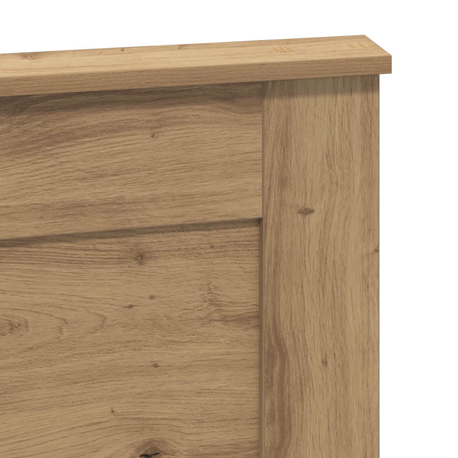 Kopfteil mit Kopfteil Artisan-Eiche 160 cm Holzwerkstoff