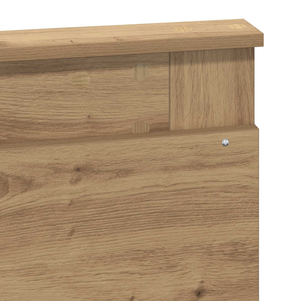 Kopfteil mit Kopfteil Artisan-Eiche 160 cm Holzwerkstoff
