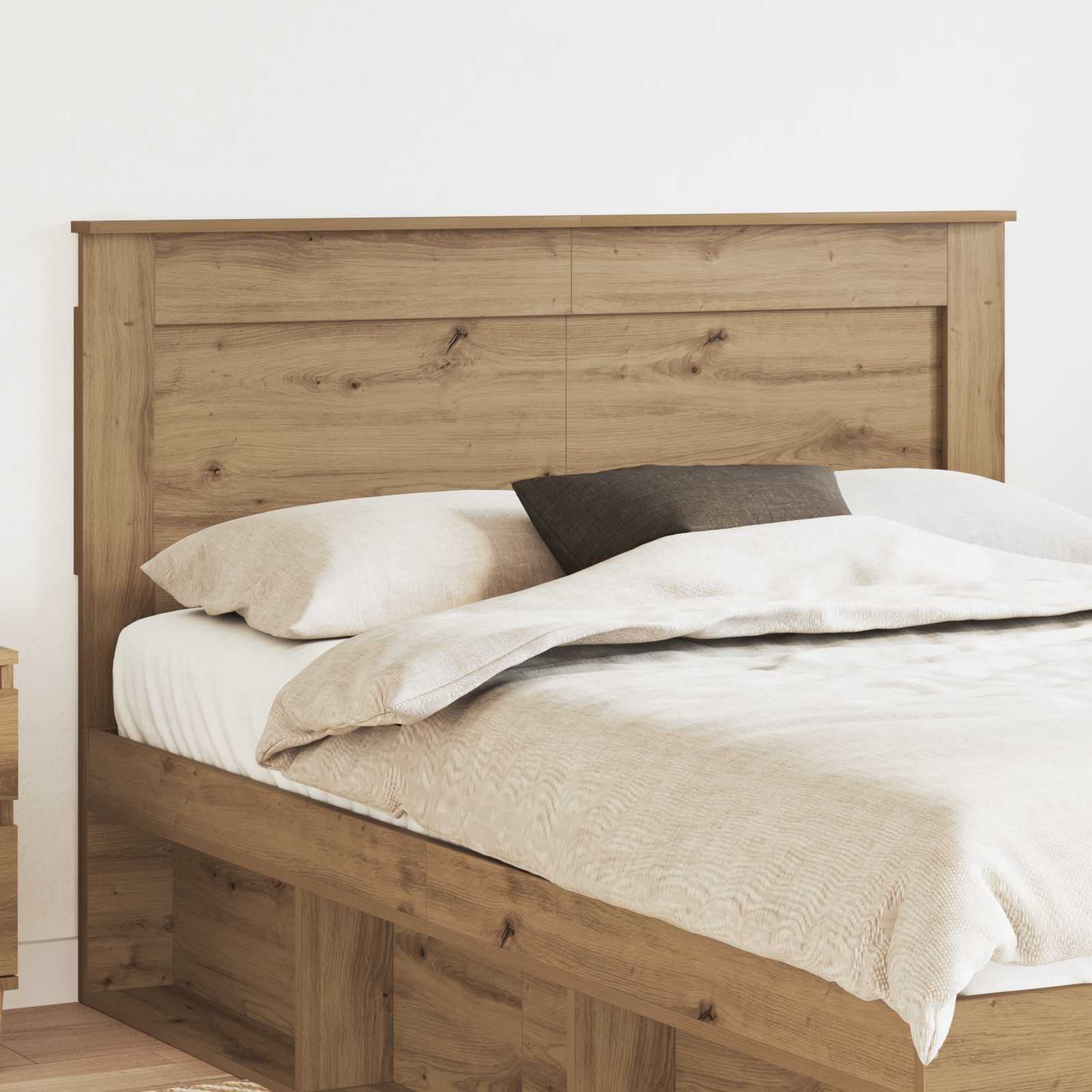 Kopfteil mit Kopfteil Artisan-Eiche 160 cm Holzwerkstoff
