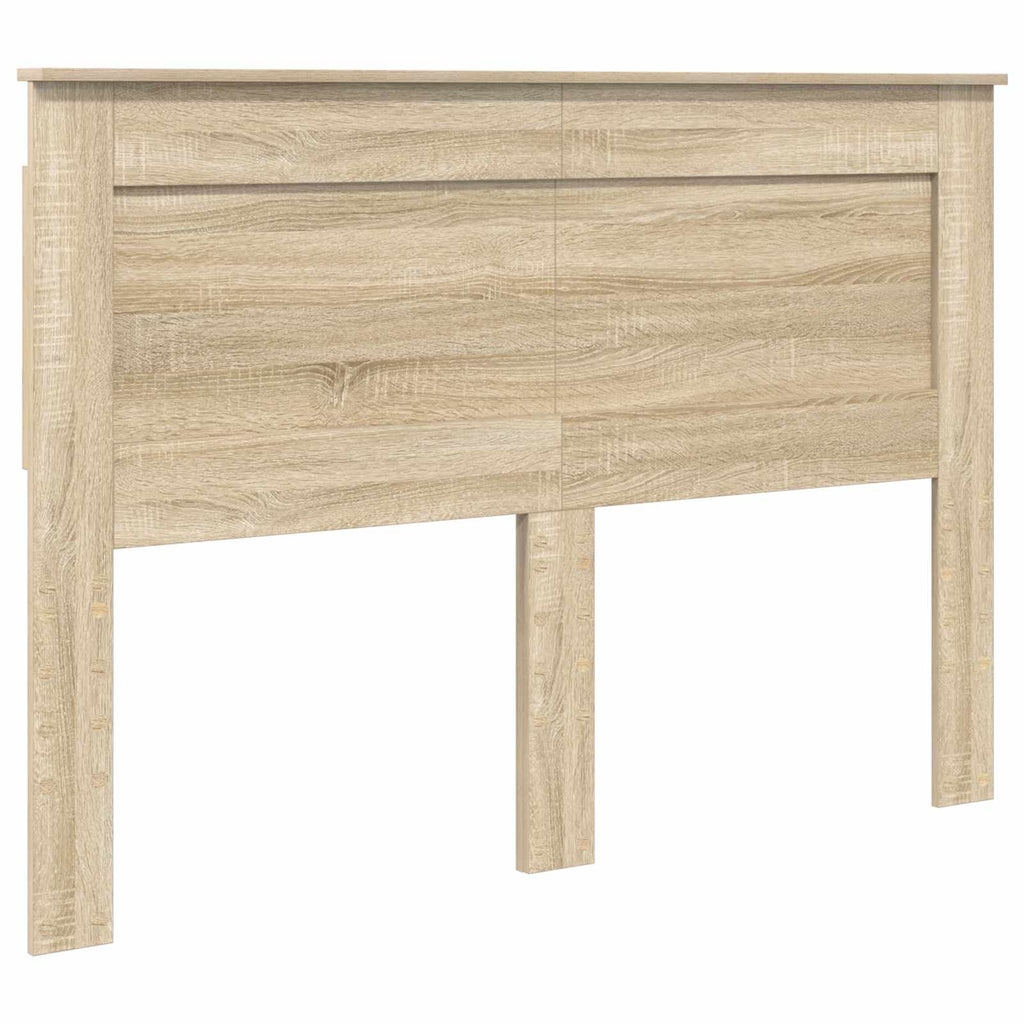 Kopfteil mit Kopfteil Sonoma-Eiche 150 cm Holzwerkstoff