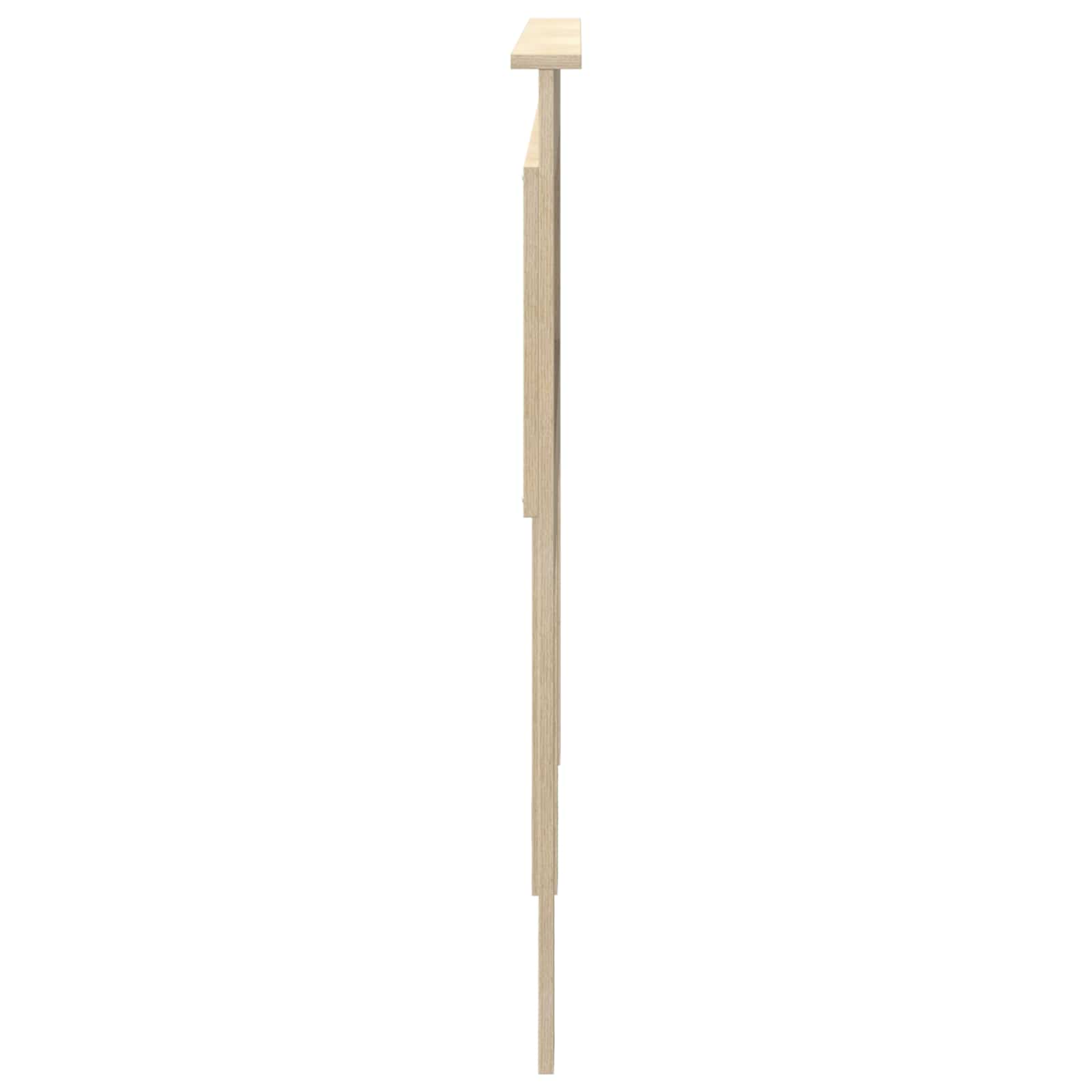 Kopfteil mit Kopfteil Sonoma-Eiche 150 cm Holzwerkstoff