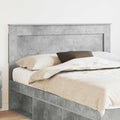 Kopfteil mit Kopfteil Beton Grau 140 cm Holzwerkstoff