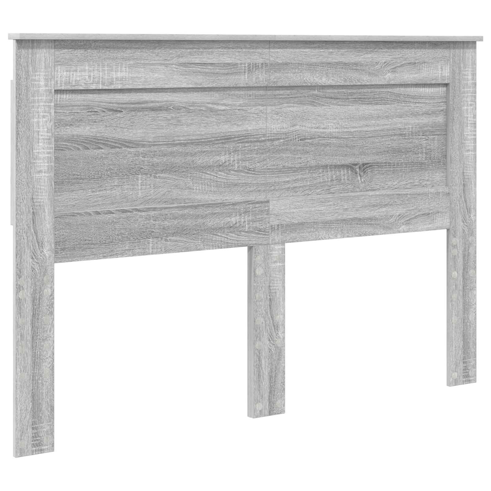 Kopfteil mit Kopfteil Graues Sonoma 140 cm Holzwerkstoff