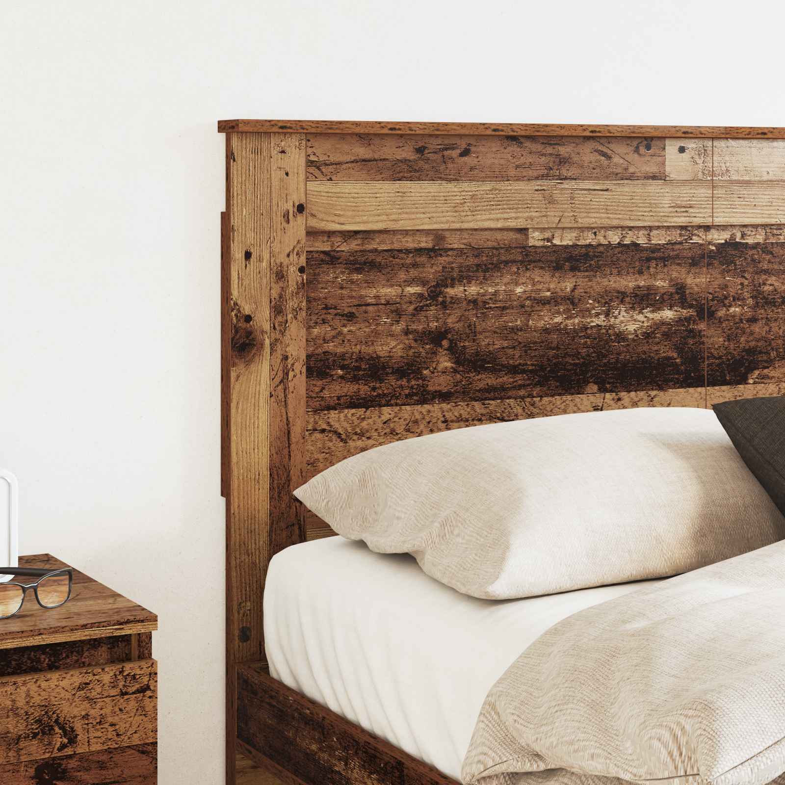 Kopfteil mit Kopfteil Altholz 135 cm Holzwerkstoff