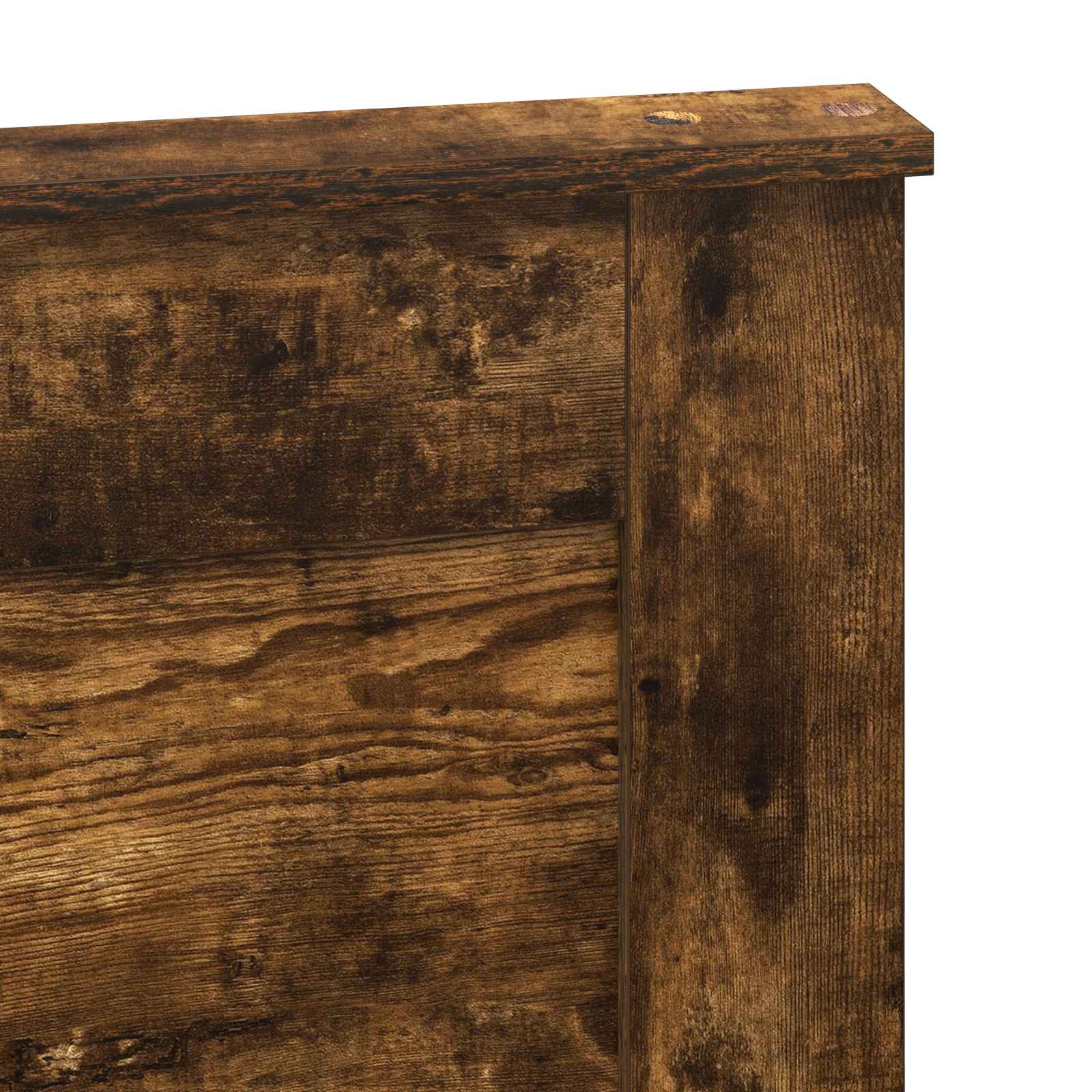 Kopfteil mit Kopfteil Geräucherte Eiche 120 cm Holzwerkstoff