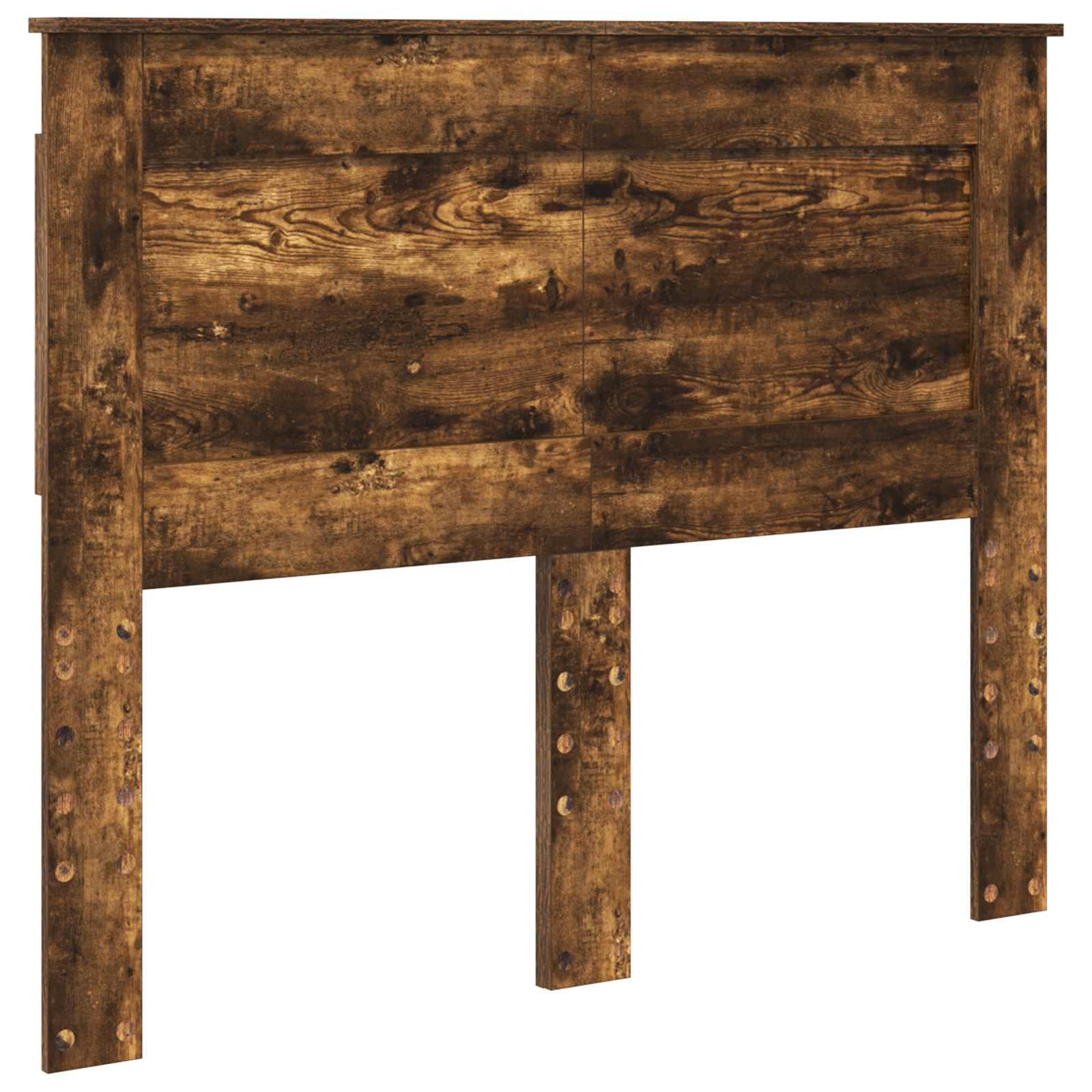 Kopfteil mit Kopfteil Geräucherte Eiche 120 cm Holzwerkstoff