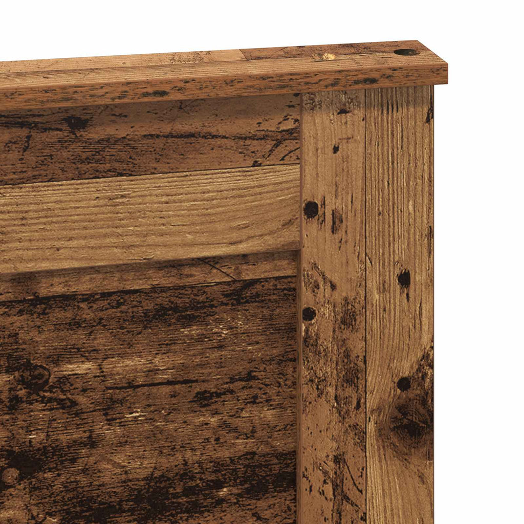 Kopfteil mit Kopfteil Altholz 120 cm Holzwerkstoff