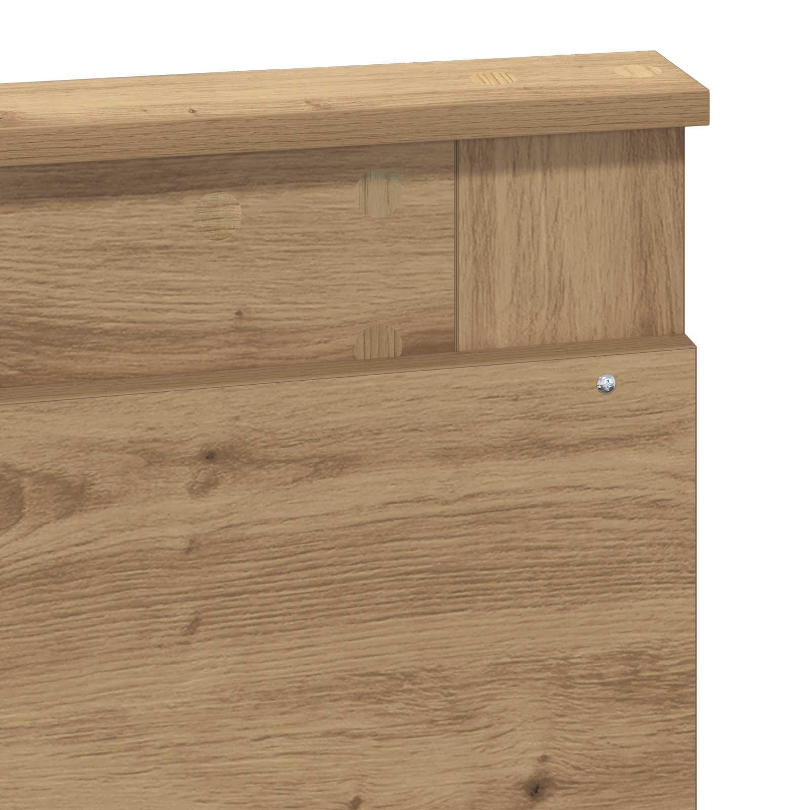 Kopfteil mit Kopfteil Artisan-Eiche 120 cm Holzwerkstoff
