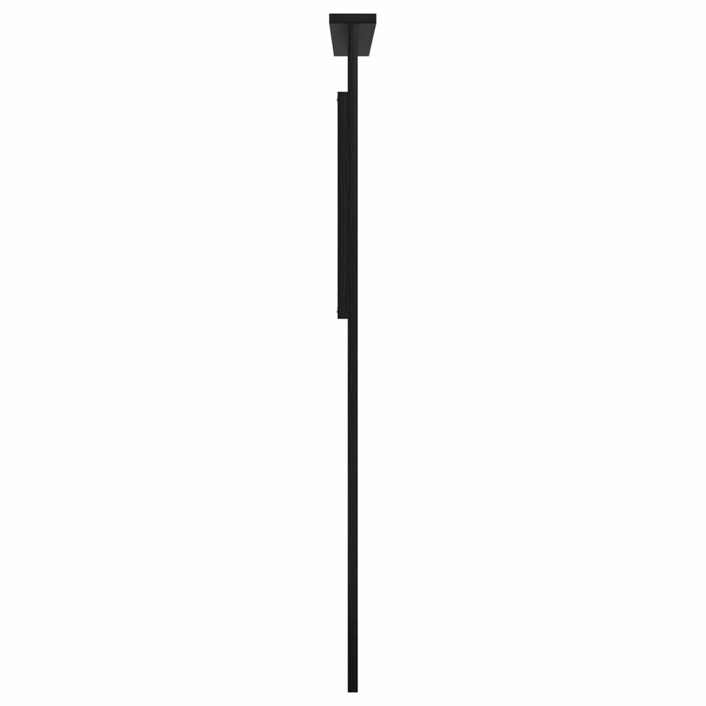 Kopfteil mit Kopfteil Schwarz Eichen-Optik 100 cm Holzwerkstoff