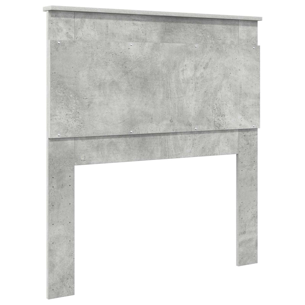 Kopfteil mit Kopfteil Beton Grau 100 cm Holzwerkstoff