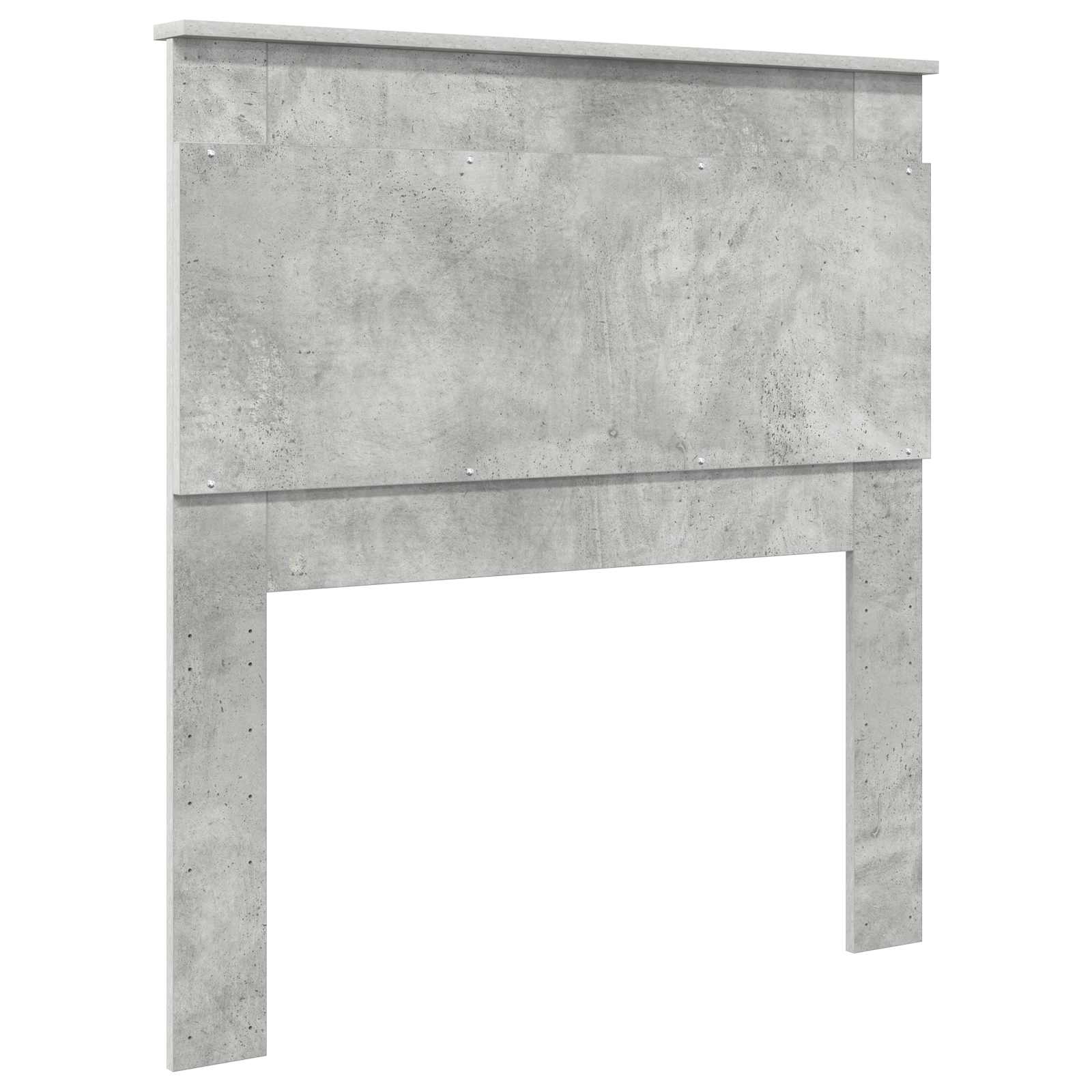 Kopfteil mit Kopfteil Beton Grau 100 cm Holzwerkstoff