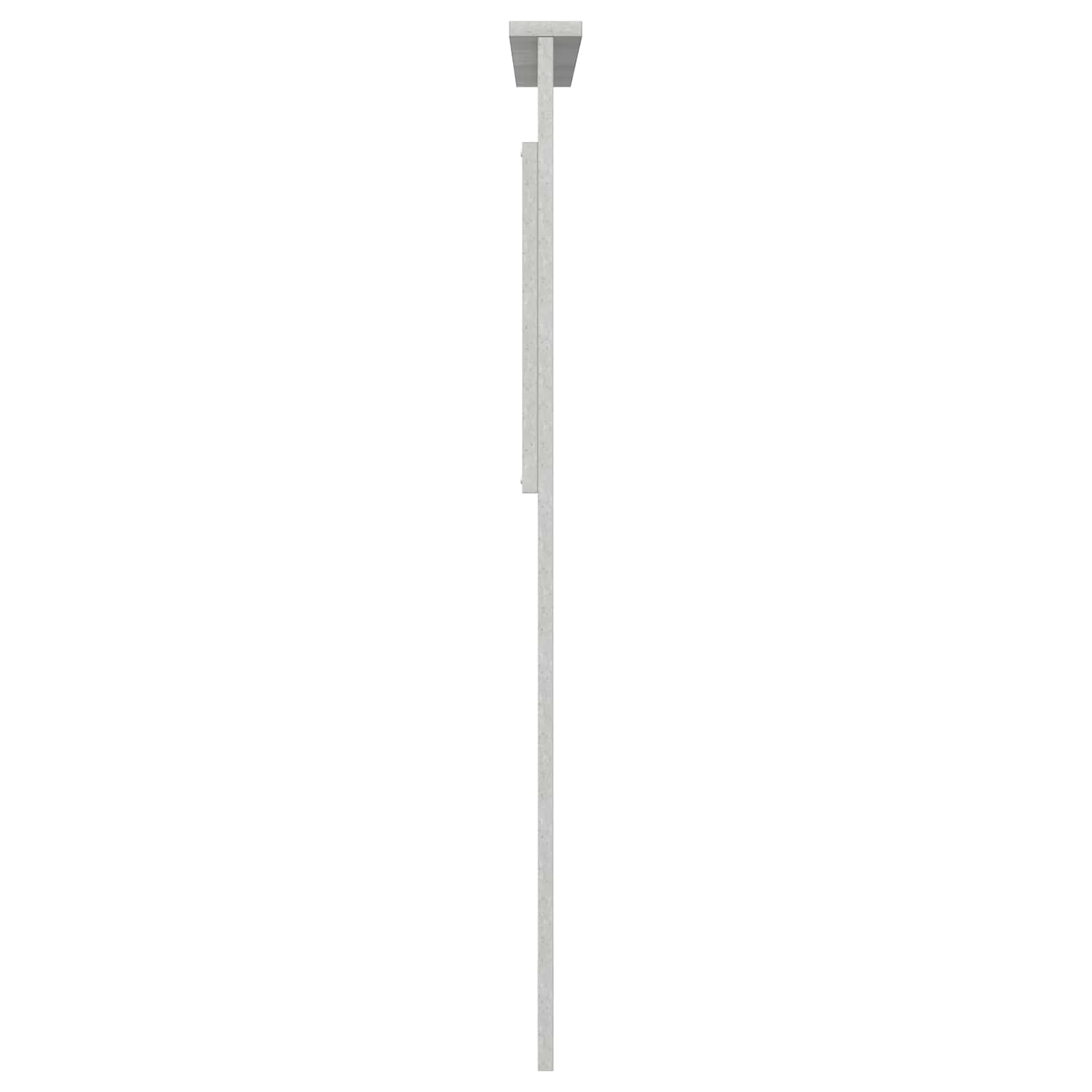 Kopfteil mit Kopfteil Beton Grau 100 cm Holzwerkstoff