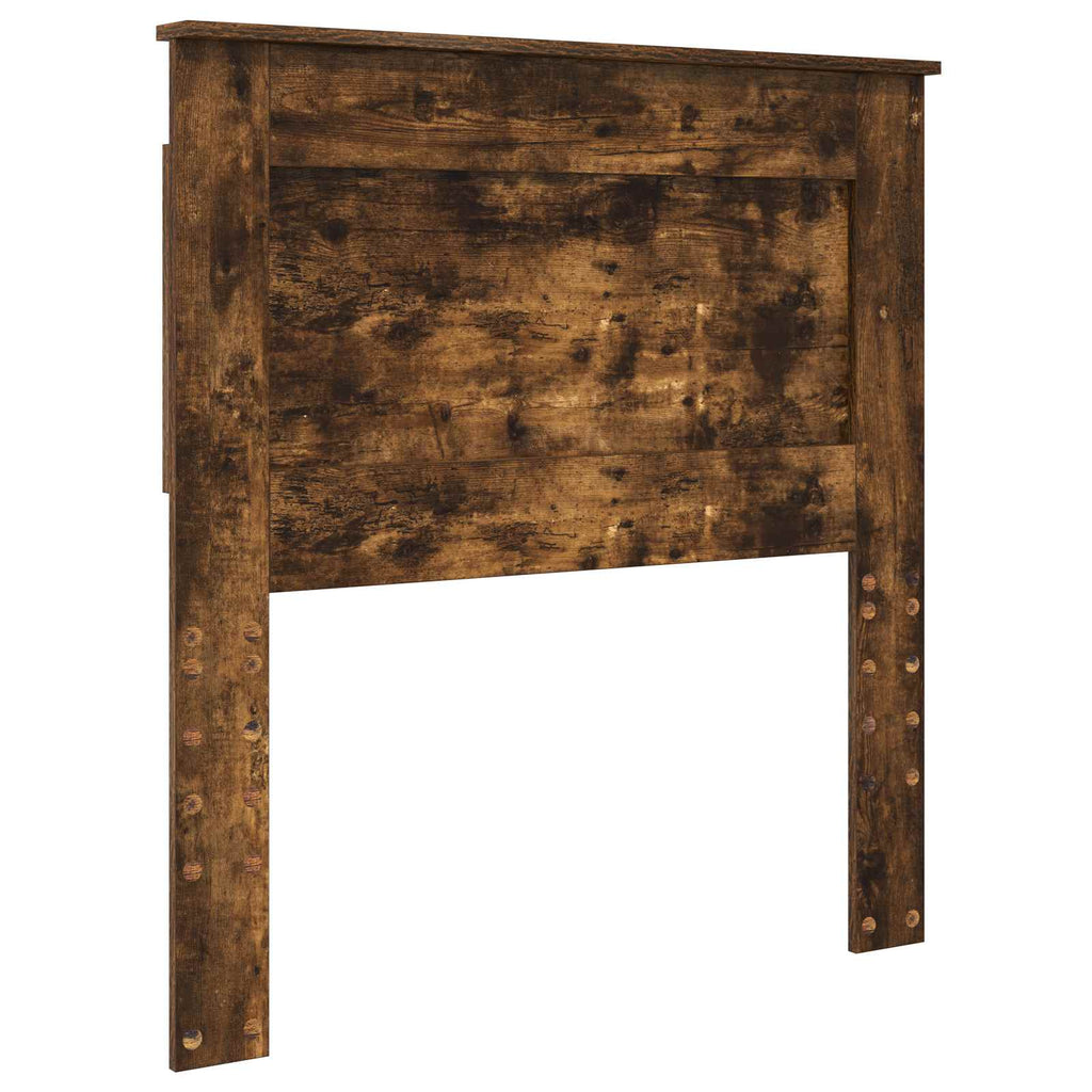Kopfteil mit Kopfteil Geräucherte Eiche 90 cm Holzwerkstoff