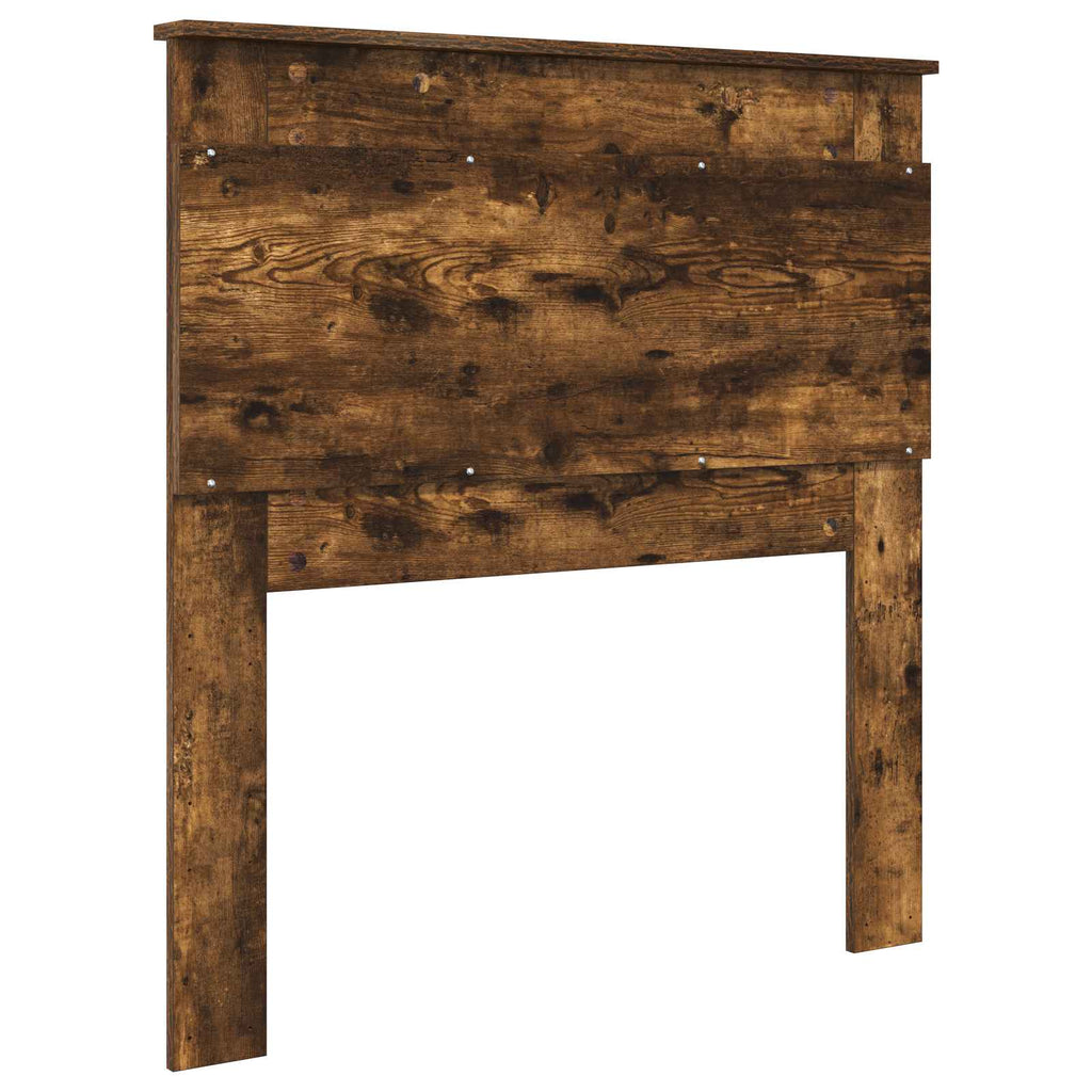 Kopfteil mit Kopfteil Geräucherte Eiche 90 cm Holzwerkstoff