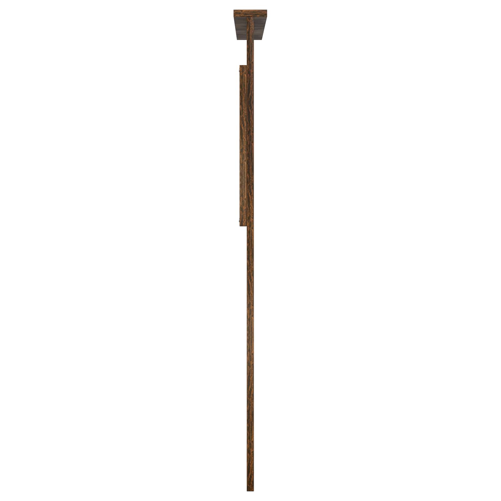 Kopfteil mit Kopfteil Geräucherte Eiche 90 cm Holzwerkstoff