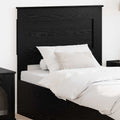 Kopfteil mit Kopfteil Schwarz Eichen-Optik 80 cm Holzwerkstoff