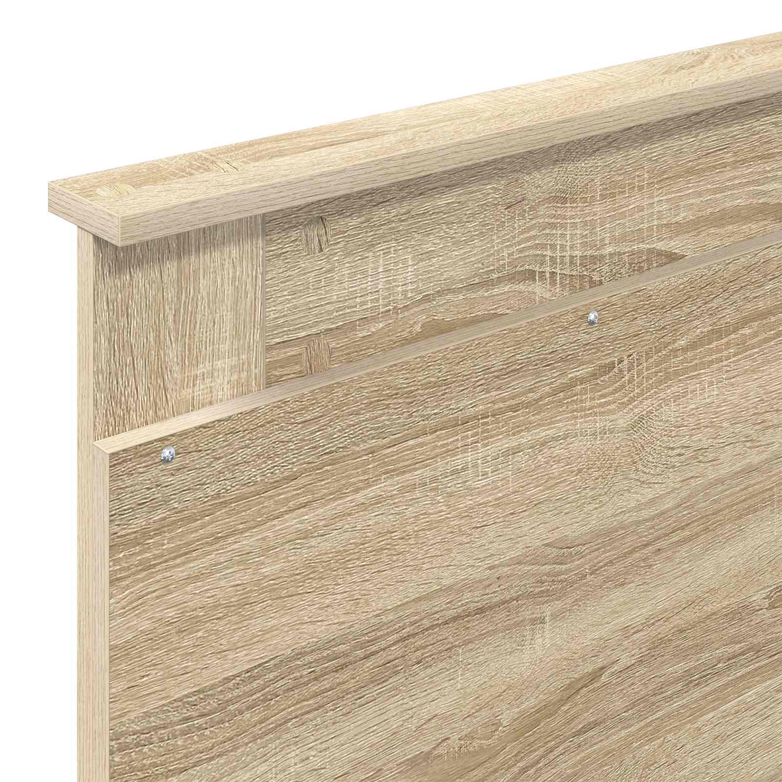 Kopfteil mit Kopfteil Sonoma-Eiche 80 cm Holzwerkstoff