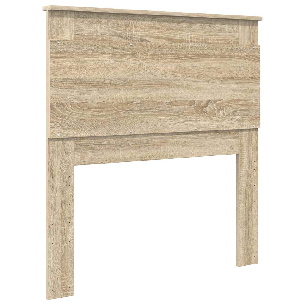 Kopfteil mit Kopfteil Sonoma-Eiche 80 cm Holzwerkstoff