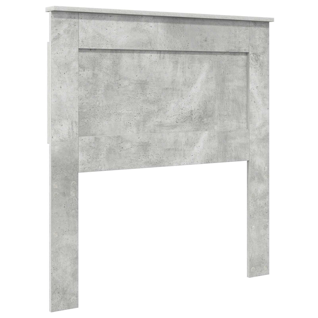 Kopfteil mit Kopfteil Beton Grau 80 cm Holzwerkstoff