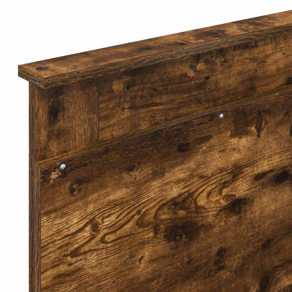 Kopfteil mit Kopfteil Geräucherte Eiche 80 cm Holzwerkstoff