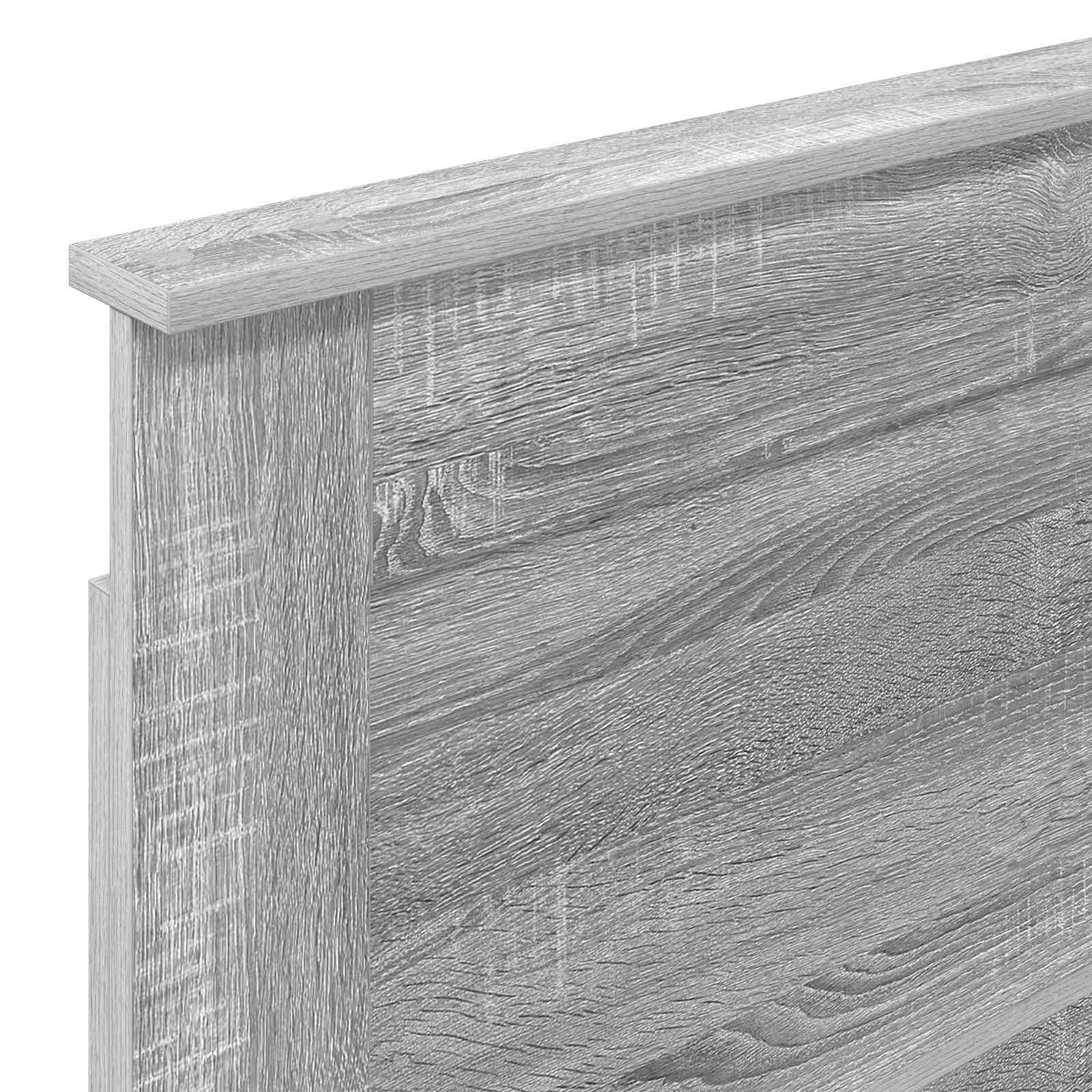 Kopfteil mit Kopfteil Graues Sonoma 80 cm Holzwerkstoff