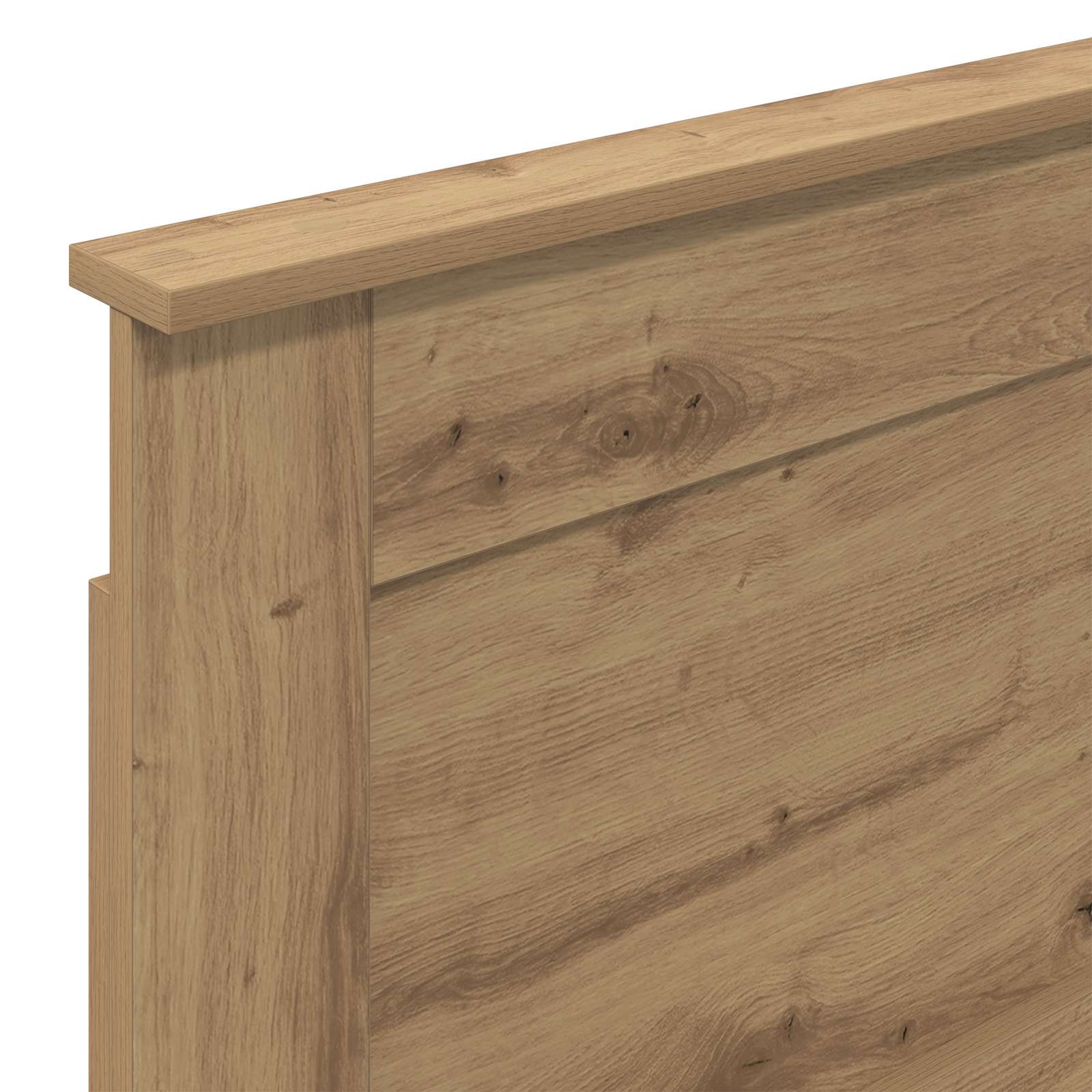 Kopfteil mit Kopfteil Artisan-Eiche 80 cm Holzwerkstoff