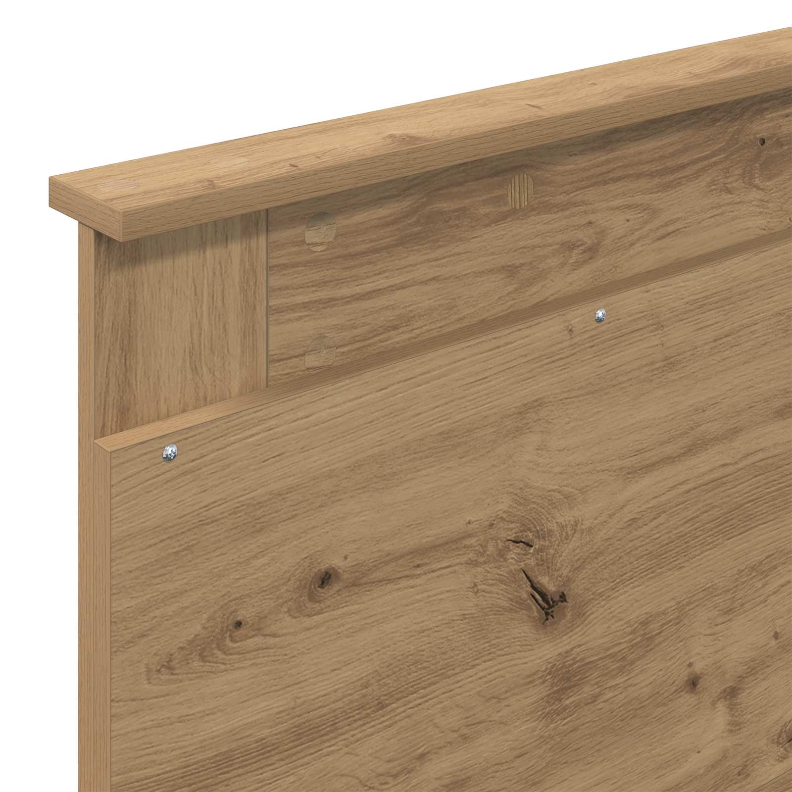 Kopfteil mit Kopfteil Artisan-Eiche 80 cm Holzwerkstoff