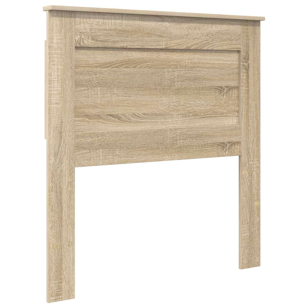 Kopfteil mit Kopfteil Sonoma-Eiche 75 cm Holzwerkstoff