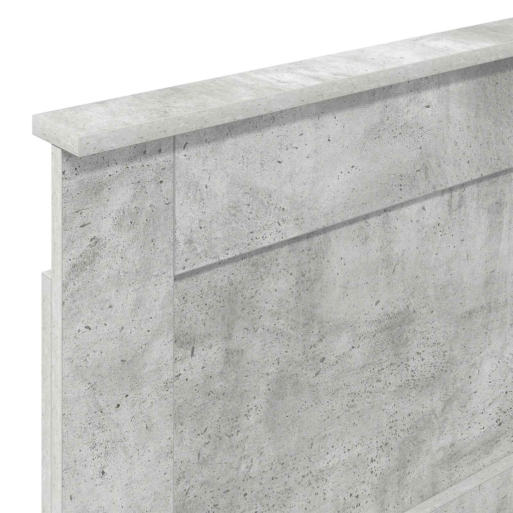 Kopfteil mit Kopfteil Beton Grau 75 cm Holzwerkstoff