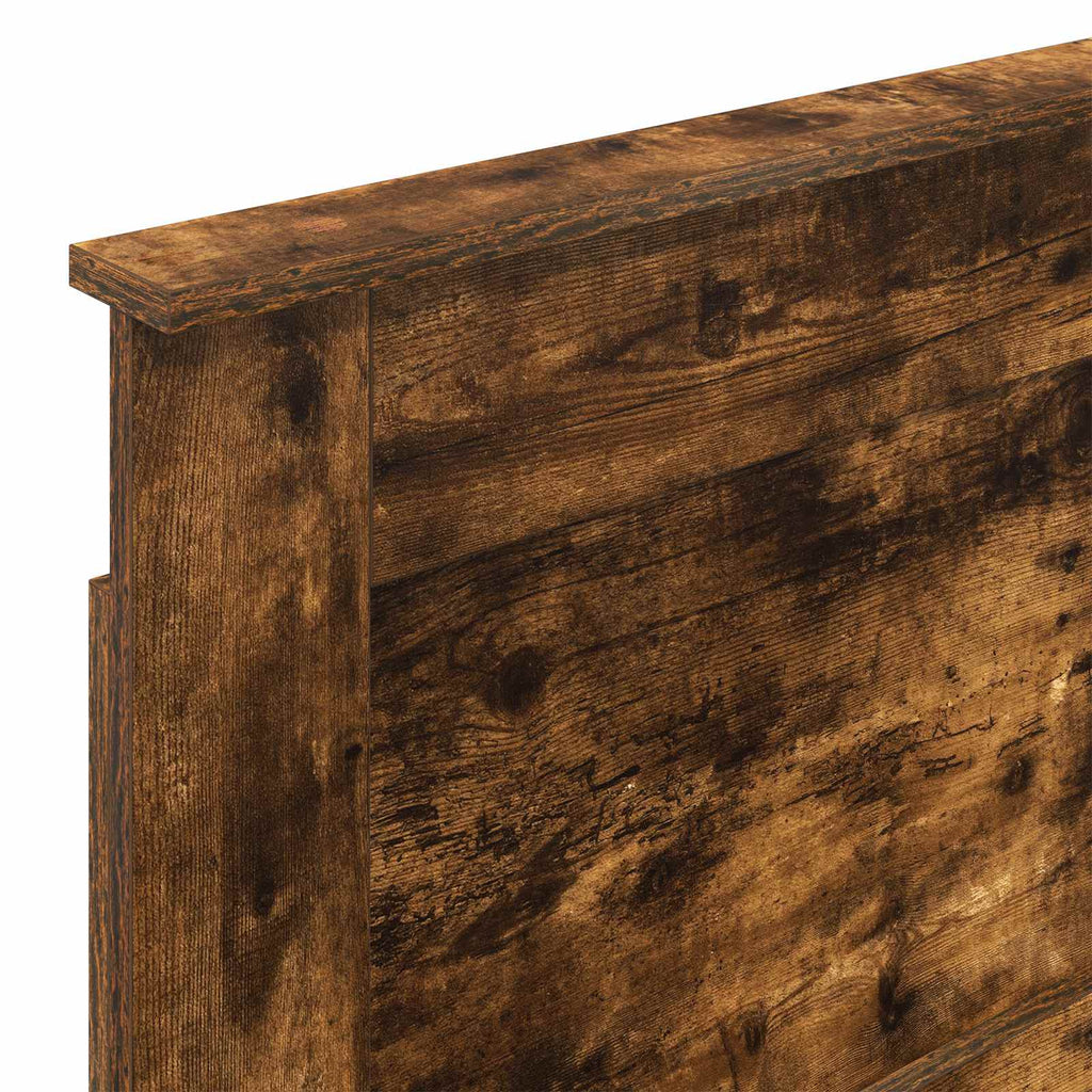 Kopfteil mit Kopfteil Geräucherte Eiche 75 cm Holzwerkstoff