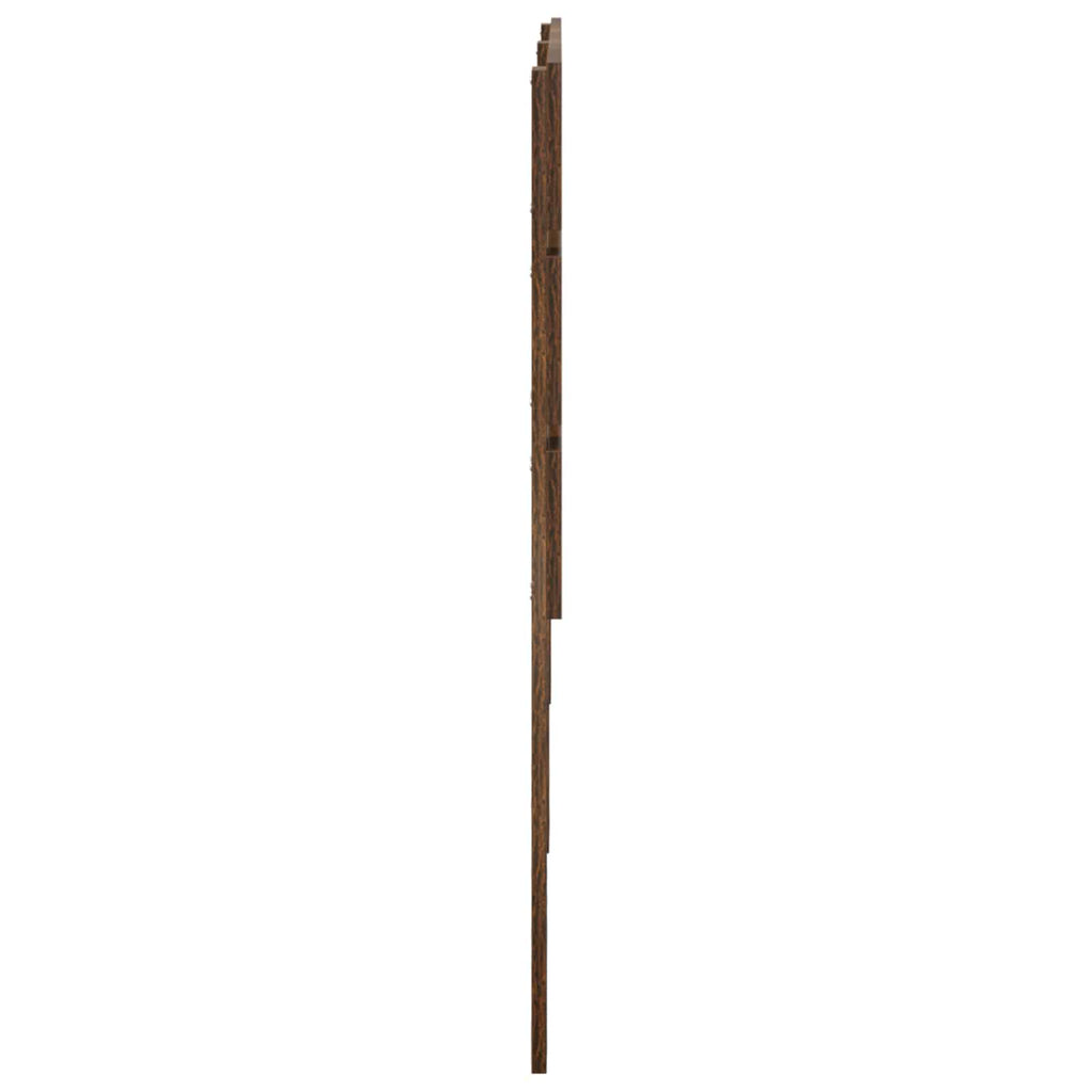Kopfteil Geräucherte Eiche Holzwerkstoff
