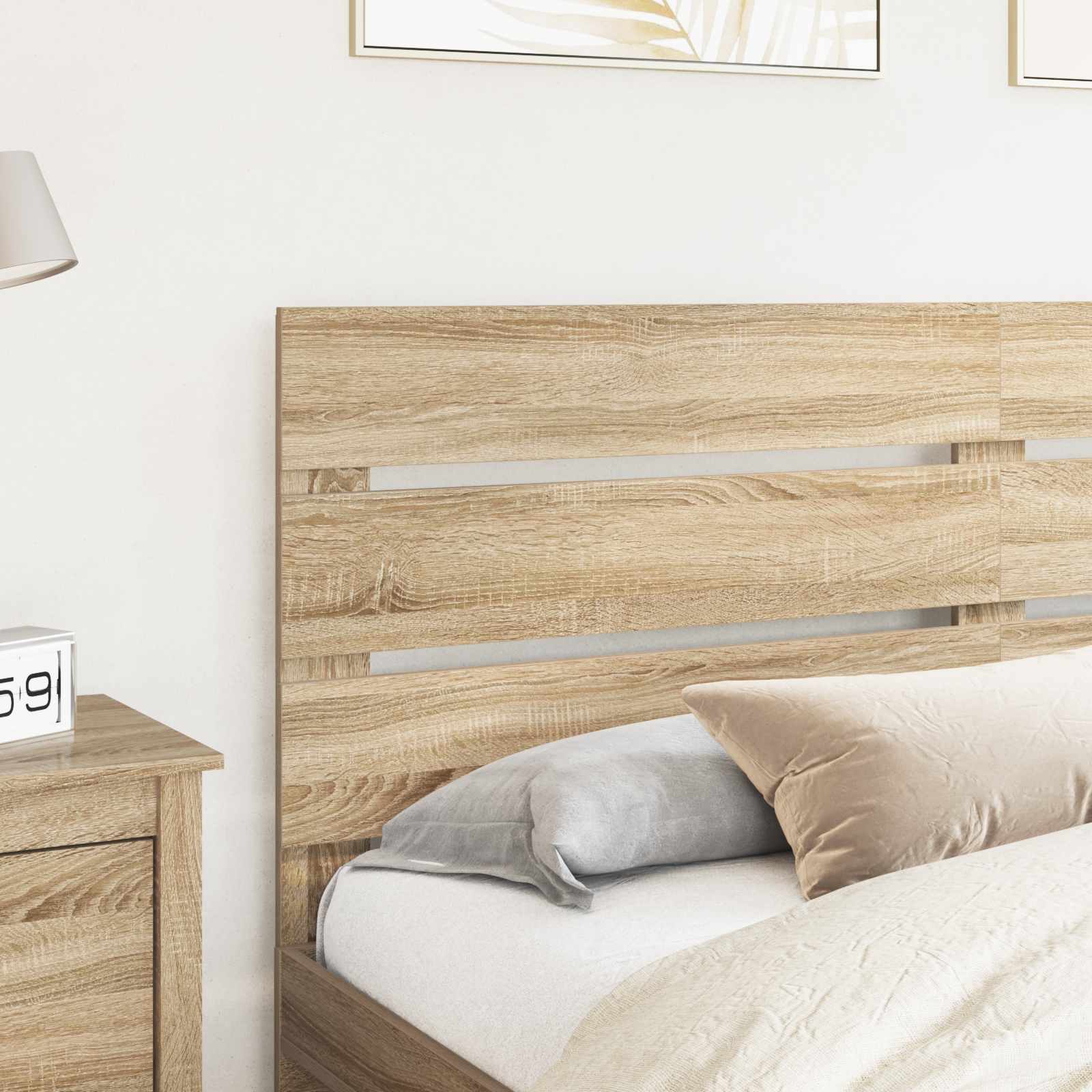 Kopfteil Sonoma-Eiche 100 cm Holzwerkstoff