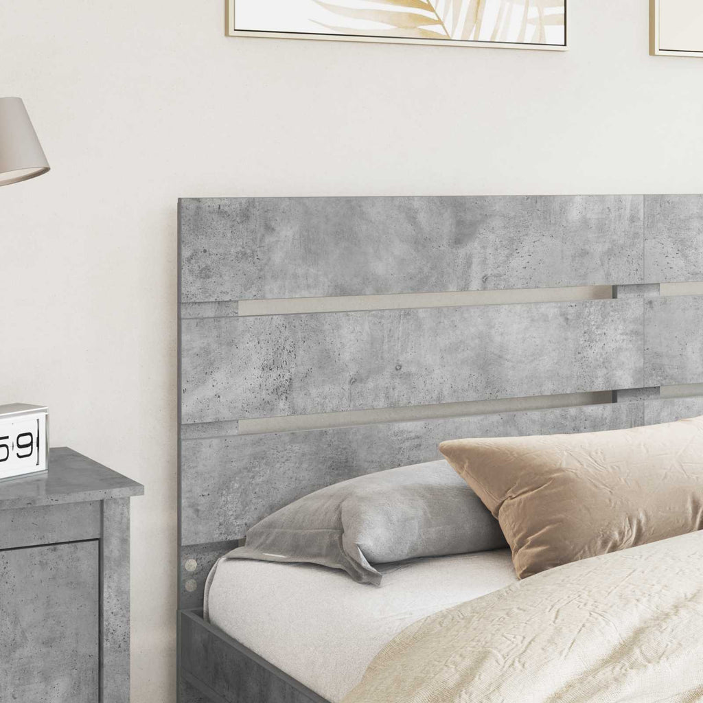 Kopfteil Beton Grau 100 cm Holzwerkstoff