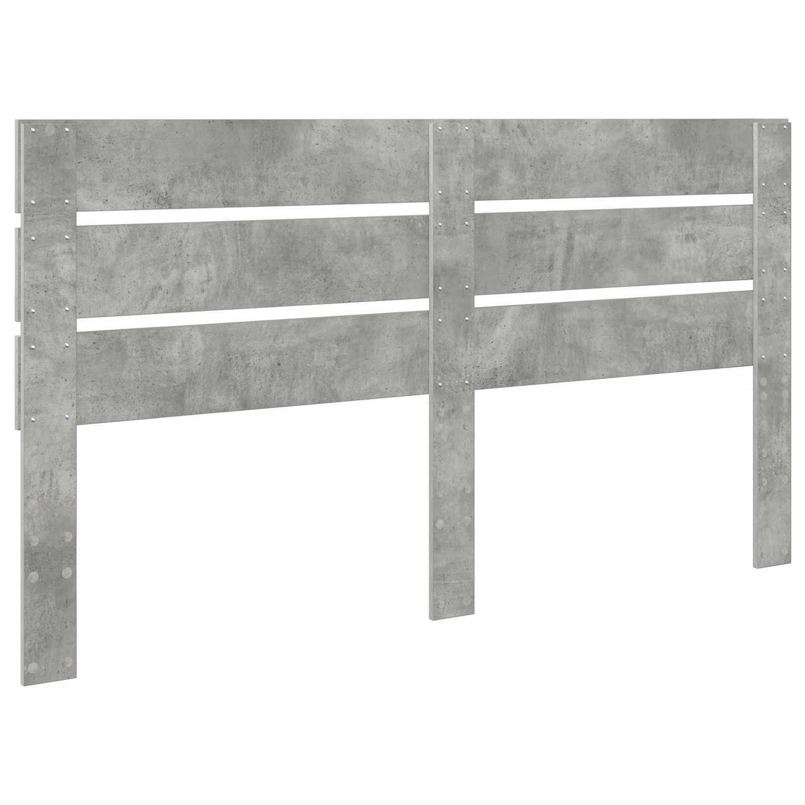 Kopfteil Beton Grau 100 cm Holzwerkstoff