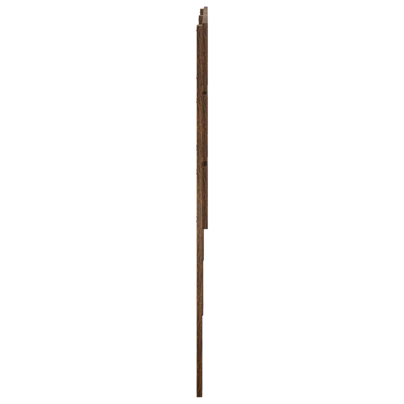 Kopfteil Geräucherte Eiche Holzwerkstoff
