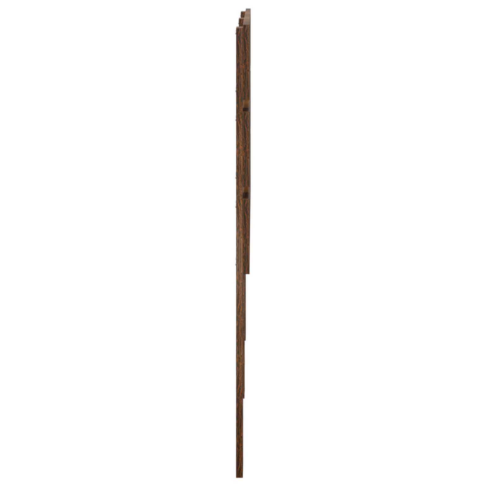 Kopfteil Geräucherte Eiche Holzwerkstoff